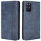 HualuBro Handyhülle für OnePlus 8T Hülle, Retro Leder Stoßfest Klapphülle Schutzhülle Handytasche LederHülle Flip Case Cover für OnePlus 8T Tasche, Blau