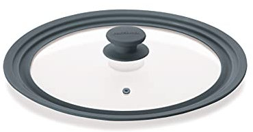 Tescoma Unicover Coperchio, Vetro/Silicone, Grigio, 28x30x32 cm