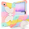 BENTOBEN Galaxy Tab A8 Case - 10.5 inch Butterfly Colorful, Camo, Three Layer Bumper Shockproof Stand Protective Full Body Kid Case