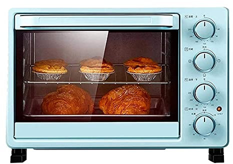 Mini horno doméstico de 25 l, tostadora, horno eléctrico de sincronización multifuncional, máquina para hornear pizza y pasteles de galletas