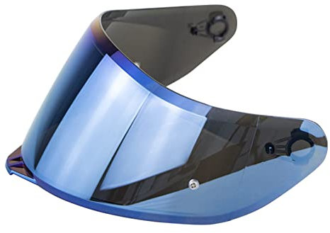 Shkalacar Helmvisier, Motorrad Windschutz Helm Objektiv Visier, Vollgesichts Helmlinsenvisier Ersatz für AGV K1 K3SV K5