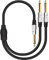 XMSJSIY 6,35 mm 1/4 TS macho a doble 6,35 mm 1/4 TS macho mono estéreo Y cable divisor - 50 cm