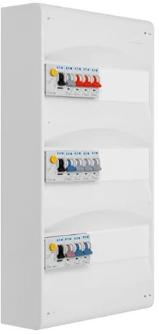 EATON - Tableau 3 rangées pré-équipé 2 inter. diff. 40A + 1 inter. diff. 63A + 11 disjoncteurs