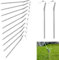 Zeltheringe 14 Pcs Bodenanker 18 cm Heringe Camping, Metall Zeltzubehör Heringe, Garten Heringe Nägel für Bergsteigen Angeln Abenteuer Picknick Zelt Stabilität