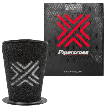 Pipercross Performance-Plattenfilter für Ford, Mazda, Volvo, PX1746 | Besseres Ansprechverhalten, Drehmoment & Leistung, Waschbarer Schaumstoff, Einfacher Einbau, ideal für Enthusiasts
