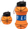 Bouteille d'eau en Silicone pour le Basketball - Enfants et Adultes,Bouteille d'eau pliable réutilisable sans BPA, Personnalisé avec votre sport - 550 ml
