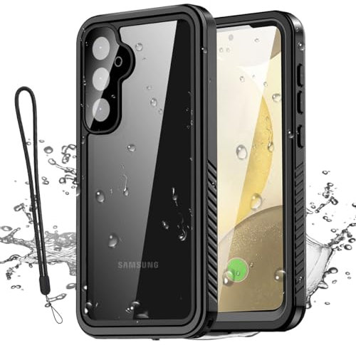 AICase Samsung Galaxy S24 Plus Custodia Impermeabile Trasparente Proteggi Schermo Integrato, Antiurto, Certificato IP68 [Real 360] Completamente Sigillata Subacquea per S24+Plus 6.6