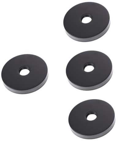 Hemobllo 4pièces Plaque Escutcheon Ronde Pour Robinetterie Et Couvre-tuyau Décoratif Pour Éliminer Gaps Et Dommages Muraux