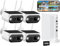 CAMCAMP 4MP Kit Videosorveglianza WiFi Solare Esterno, Kit Telecamere Wifi Esterne,Kit Camera Solare,10CH NVR + Scheda SD da 64GB,100% Senza Fili,Visione Notturna a Colori,RilevamentoPIR,Audio a 2 Vie