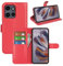 BOCTECH Cover per Motorola Moto Edge 50 Neo, Custodia a Libro Portafoglio in Pelle PU e Silione Morbido con Porta Carte, Magnetica e Supporto Flip Case Antiurto per Motorola Edge 50 Neo, Rosso