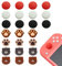 VARKAGE 24 PCS Joystick Kappen für Nintendo Switch, Switch ersatzteile, Switch Thumb Grips – einfache Installation, verbessertes Spielerlebnis