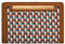 Fossil Damen Liza Reisezubehör-Bi-Fold-Brieftasche, Braun gestreift, 13.34 cm L x 1.91 cm W x 9.53 cm H