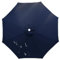Auvent De Remplacement pour Parasol 3.5m/3.0m/2.8m/2.7m/2.5m/2.3m/2m 6/8 Baleines, Toile De Parasol Déporté Remplacement Pour Cour, Jardin, Plage, Protection UV (Bleu Marine,8ribs-350cm)