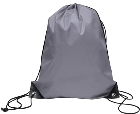 Kordelzugbeutel,PE-Turnbeutel Mit Kordelzug,Rucksäcke mit Kordelzug,Faltbare turnbeutel,Grau RucksäCke Mit Kordelzug,FüR Damen,Herrensport,Fitnessstudio,Reisen,Schwimmen,Strand,Arbeit,Schule,Reisen.