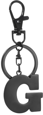 YELARXI Schlüsselanhänger mit Initialbuchstaben, Alphabet G, niedlich, passend für (Handtasche, Rucksack, Autoschlüsseltasche, Schlüsselanhänger, Geschenk – Damen und Herren) 8,9 cm & Edelstahl