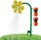 Holdes Sprinkler di fiori danza, rotazione a 360 gradi, irrigazione mobile, divertente strumento decorativo per il giardino, il giochi per bambini, il raffreddamento del cane del il