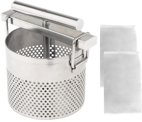 DimyFew Estrattore di Succo Manuale Multiuso per Farcire Le Verdure, per Separare I Residui, Come Pressa per, per Farcire Gnocchi, per Spremere La Frutt