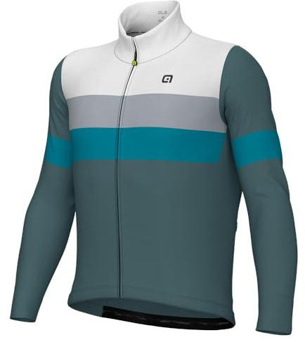 Alé Cycling Off Road-Gravel Wool Line Long Sleeve Jersey, Ottanio Blue, L