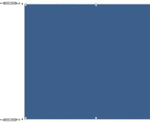 Xhnifbn Toldo vertical azul 100 x 600 cm lona Oxford robusta y resistente a los rayos UV para balcón, terraza, jardín, diseño moderno