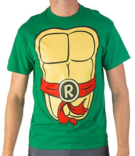 Teenage Mutant Ninja Turtles TMNT Herren Kostüm T-Shirt - Rot - XX-Large