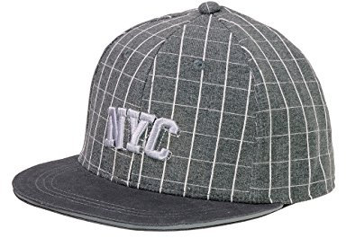 maximo Jungen Cap NYC Kappe, Grau (Holzkohle 76), 55/57