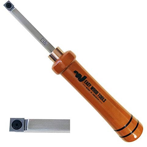 Easy Wood Tools Micro Easy Rougher (12006) Drechselschaber/Meißel mit austauschbarem Hartmetall-Einsatz