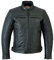 Texpeed Motorrad lederjacke herren mit protektoren - Leder mit Rautensteppung - Motorrad Mit Original Biker Rüstung (EN 1621-1) Schutz Schwarz - L