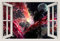 Unified Distribution Tokyo Ghoul Kaneki - Wandtattoo mit 3D Effekt, Aufkleber für Wände und Türen Größe: 92x61 cm, Stil: Fenster