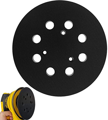 5 Inch 8 Hole Hook and Loop Sander Pad For DeWalt , Makita , Porter Cable Orbital Sander - Fits DW421/K, DW423/K & BO5010, BO5030K, BO5031K, BO5041K & 390K 382 343 Replacement Sander Pad