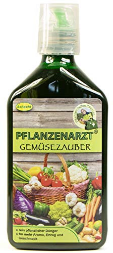PFLANZENARZT® Gemüsezauber, Organischer NPK-Flüssigdünger für Gemüse mit Mikroalgen, 350ml