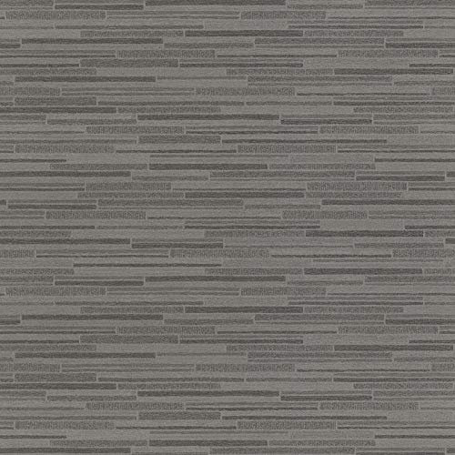 BRICOFLOR Papier peint effet briques fines grises | Tapisserie imitation brique originale pour bureau | Papiers peints contemporains parfaits pour salon