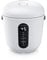 Arendo - Rice Cooker - 300 Watt - with Measuring Cup and Rice Spoon - 2 Cooking Programmes - Timer - Keep Warm Function - LED Indicator - Coated on Both Sides - Dishwasher Safe - Mini Small 0.8L -