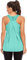 Nekosi Damen Yoga Tanktops Ärmelloses Sportshirt Kleidung Mesh Zurück Fitness Laufen Shirt Sport Oberteile Grün Groß
