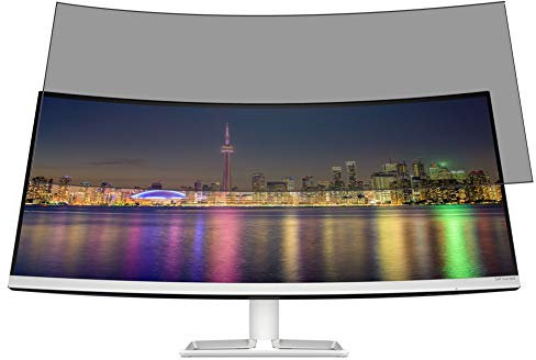 Vaxson Privacy Screen Protector, compatible with HP 34f Curved Display 34 Display Monitor, Anti Spy Film Guard [ Not Tempered Glass ] Privacy Filter