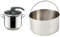 Lagostina Irradial Control Lagoeasy'UP Autocuiseur 7 L en Acier Inoxydable 18/10 Ø 22 cm & Accessoire pour panier à vapeur pour autocuiseur, acier inoxydable, diamètre 18 cm pour la capacité; 7 litres