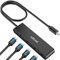 4-Port USB C Hub,10Gbps USB C Multi-Port Adapter,LDLrui USB C to USB 3.2 Type C Hub with 2Ft Extended Cable[Charging&Video Not Supported] for MacBook Pro/Air,iMac,Surface Pro,XPS,PC,Flash Drive,SSD