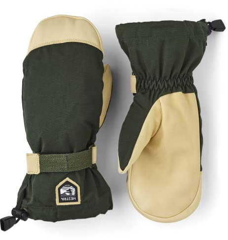 Hestra Helags Ecocuir Handschuh, Dunkelgrün, Größe 10
