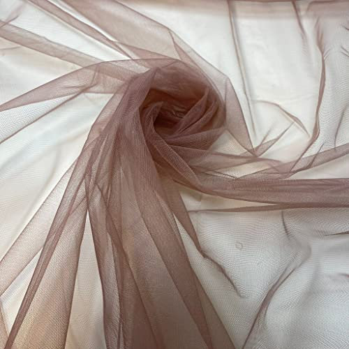 Chemin de table en maille pour arche de mariage (150 cm de large) vendu au mètre (rose poudré foncé, 1 m)