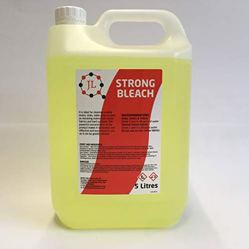 Sodium Hypochlorite Smart Cleaner - Patio cleaner Block Paving Driveway Dirt UPVC Cleaner Algae Weed Moss Mould Killer Chlorine Shock Treatment for Spas and Pools / 5 Litres