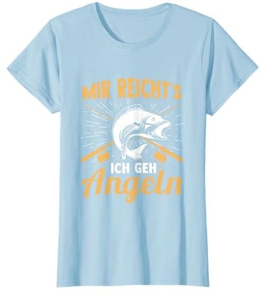 Angeln Geschenk Für Männer Fisher Angler Fishing Rute Zander T-Shirt
