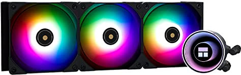 Thermalright Frozen Notte 360 BLACK ARGB Wasserkühlung CPU Kühler, 360 CPU Kühler Spezifikationen, 3×120mm PWM Lüfter, S-FDB V2 Lager, passend für AMD/AM4, Intel LGA 1700/1150/1151/1200/2011/2066