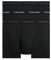 Calvin Klein Herren 3er Pack Boxershorts Trunks Baumwolle mit Stretch, Schwarz (B- Marron, Skyway, True Navy Logos), S