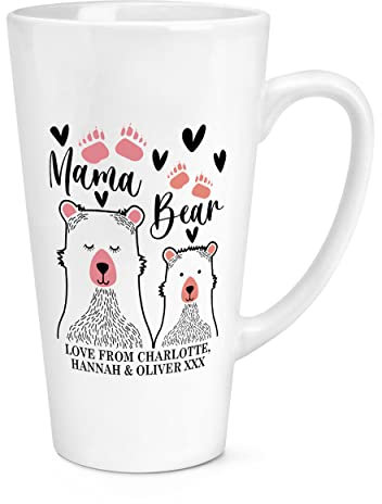 Personalised Mama Bear 17oz Large Latte Mug Cup