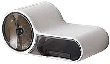 FFOCCO Paper Holder Round Tissue Paper Roll Holder Proof Toilet Paper Holder Dog Proof Toilet Paper Holder Wall Mounted Present