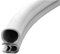 JNNJ Joint De Porte De Voiture, Joint De Coffre En Caoutchouc Profilé Pour Voitures, 6m Car Edge Trim Rubber Seal Pad Protection, Pour La Porte Voiture En Caoutchouc Anti-Collision Protéger(Blanc)