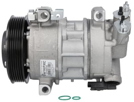 THERMOTEC KTT090184 Compresseur de clim 6SEL16C PAG 46 R134a Compatible avec CITROËN Berlingo II B9 C4 II 5 portes B7, NC Berlingo II Van B9 C4 I Picasso UD C4 I 3/5 portes LC C4 I Grand Picasso UA