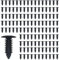 100 pezzi accessori per incisore laser perni a nido d'ape in plastica durevole letto tenere premuto perni robusta griglia a nido d'ape sostituisce griglia di lavoro a nido d'ape accessori per letto
