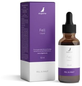 dogsome Fell Liquid | Unterstützt Fell & Haut deines Hundes | von Tierärzten entwickelt | Tierfutter - Zusatzfutter | Biotin