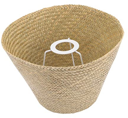 HOMSFOU Lampenschirm Lampenschirme Rattan Tischlampenschirm Lichtabdeckungen Lampenschirme Rattan Lampenschirm Lampenabdeckungen