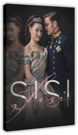 BVXHZOTB TV-Serie, Sisi-Poster, Leinwand-Poster, Wandkunst, Dekordruck, Bild Gemälde für Wohnzimmer, Schlafzimmer, Dekoration, 50 x 75 cm